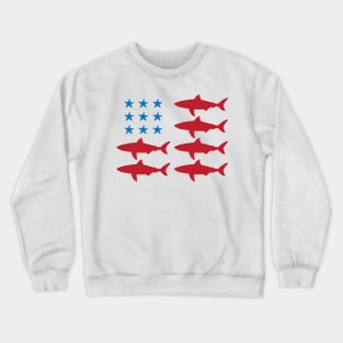 Shark &amp; Starfish American Flag Crewneck Sweatshirt